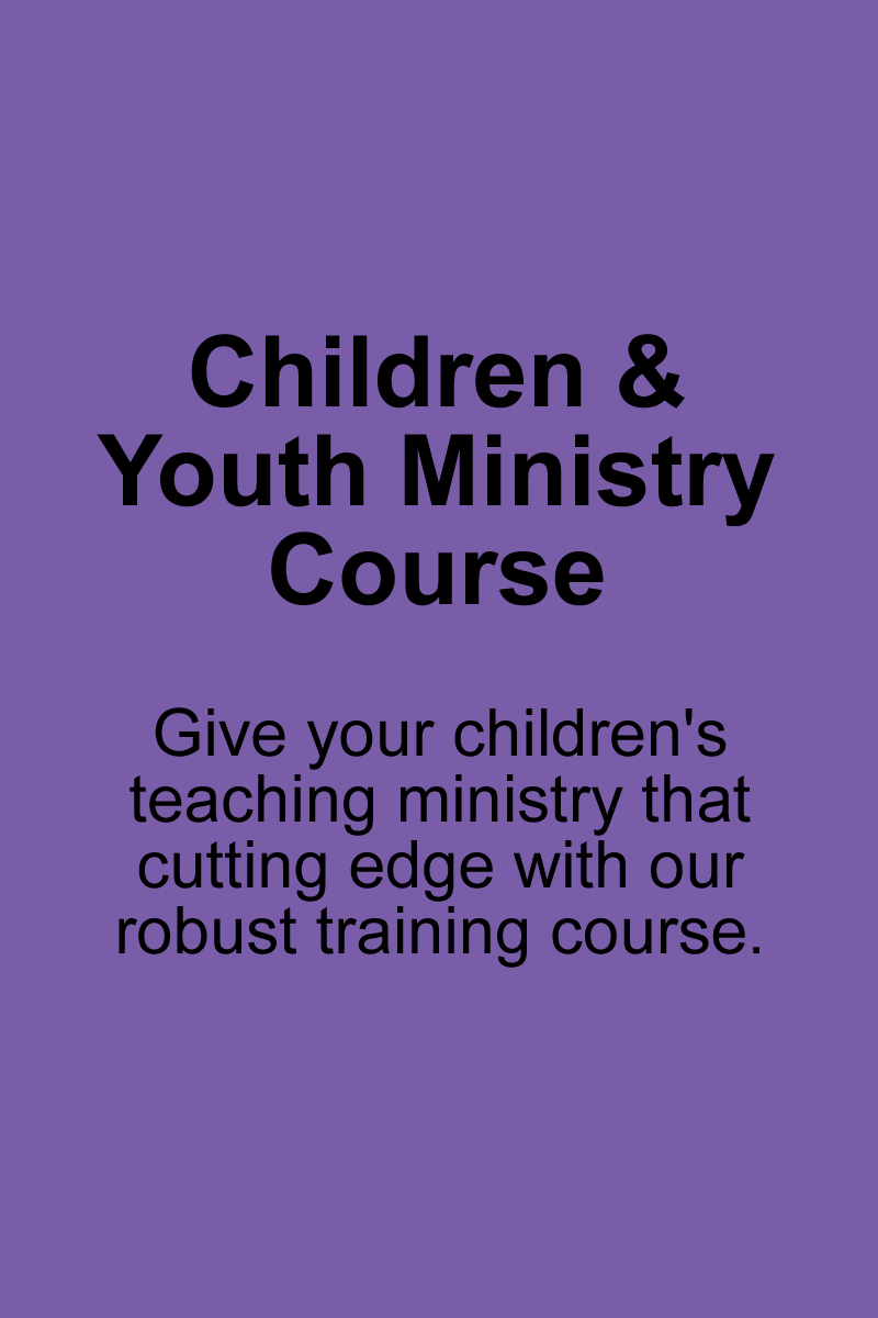 Youth Ministry Courses